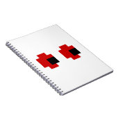 8ビット不気味赤い目 ノートブック (右側)