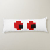 8ビット不気味赤い目 ボディピロー (裏面)