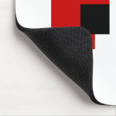 8ビット不気味赤い目 マウスパッド (コーナー)