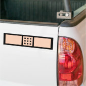 8ビット包帯のバンパーステッカー! バンパーステッカー (トラック上)