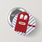 8ビット幽霊ボタン 缶バッジ (正面&裏面)