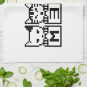 8ビット猫M30W キッチンタオル (折り畳み)