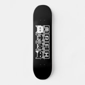 8ビット猫M30W スケートボード (正面)