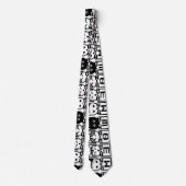 8ビット猫M30W ネクタイ (裏面)