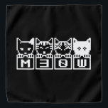 8ビット猫M30W バンダナ<br><div class="desc">MEOW MEOW MEOW MEOW Globeトロッターズは世界の特異な画像を専門のまわりにに扱っている。グリーティングカユニークード、はがき、ポスター、マウスパッドなど。</div>
