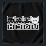 8ビット猫M30W バンダナ<br><div class="desc">MEOW MEOW MEOW MEOW Globeトロッターズは世界の特異な画像を専門のまわりにに扱っている。グリーティングカユニークード、はがき、ポスター、マウスパッドなど。</div>