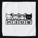 8ビット猫M30W バンダナ<br><div class="desc">MEOW MEOW MEOW MEOW Globeトロッターズは世界の特異な画像を専門のまわりにに扱っている。グリーティングカユニークード、はがき、ポスター、マウスパッドなど。</div>