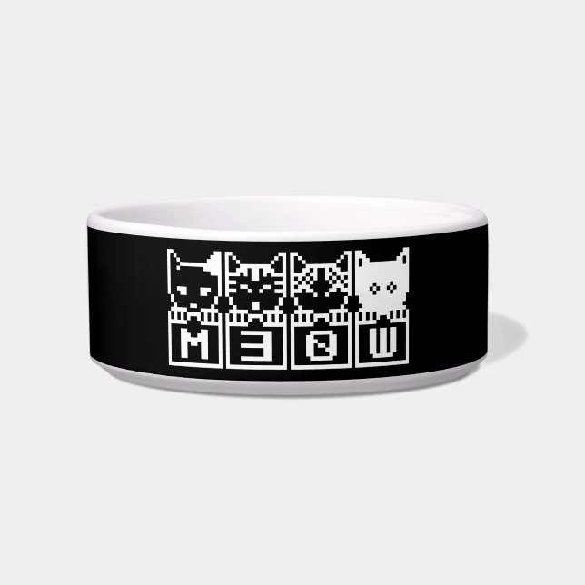 8ビット猫M30W ボウル (正面)