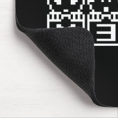 8ビット猫M30W マウスパッド (コーナー)