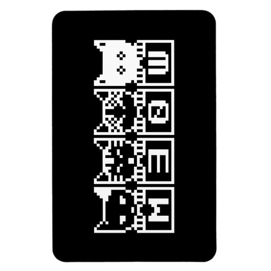 8ビット猫M30W マグネット (縦)