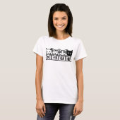8ビット猫M30W Tシャツ (正面フル)