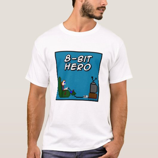 8ビット英雄 Tシャツ (正面)