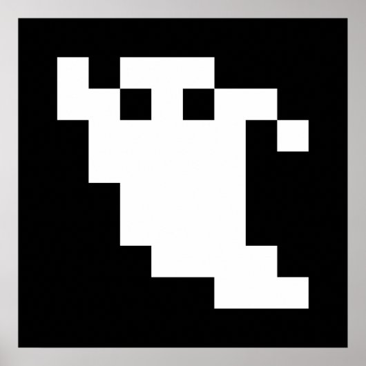 8ビット ピクセル ゴースト ポスター (正面)