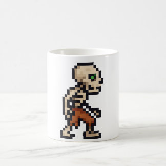 8ビット レトロ スケルトン コーヒーマグカップ