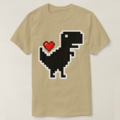 8ビットDino Tシャツ (デザイン正面)