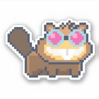 8ビットDr. Beev Poptropicaステッカー シール