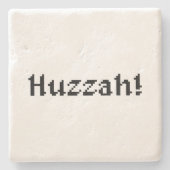 8ビットHuzzah! ストーンコースター (正面)