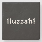8ビットHuzzah! ストーンコースター (正面)