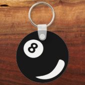 8ビリヤード・ボール・ブラックビリヤード キーホルダー (正面)