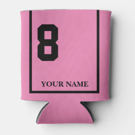 8ピンクと黒馬鞍ブランケットカスタム 缶クーラー