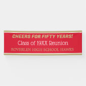 8フィートのバナー！年を編集！クラス懇親会バナー 横断幕 (横)