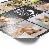 8フォトコラージペットドッグロス写真の拡大 フォトプリント            (角)