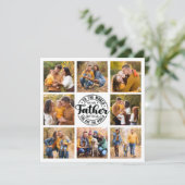 8フォトコラージュすべての行事ワールド最高のズ父 カード (スタンド正面)