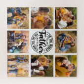 8フォトコラージュすべての行事ワールド最高のズ父 ジグソーパズル (横)