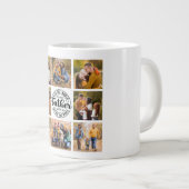 8フォトコラージュすべての行事ワールド最高のズ父 ジャンボコーヒーマグカップ (正面右)