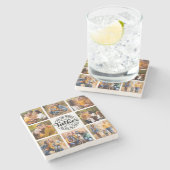 8フォトコラージュすべての行事ワールド最高のズ父 ストーンコースター (横)