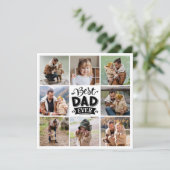 8フォトコラージュすべての行事最高のパパEver シーズンカード (スタンド正面)
