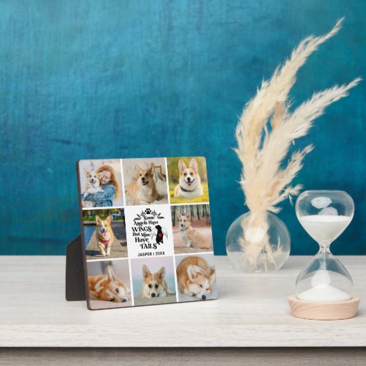 8フォトコラージュのペット犬の損失覚え フォトプラーク (インサイチュ)