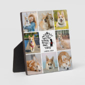 8フォトコラージュのペット犬の損失覚え フォトプラーク (正面)