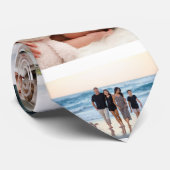 8フォトコラージュパーソナライズされたカスタム ネクタイ (ロール)