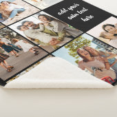 8フォトコラージュパーソナライズされたシェルパブランケット シェルパブランケット (3/4)