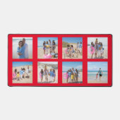 8フォトコラージュパーソナライズされた デスクマット (正面)