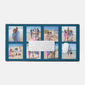 8フォトコラージュパーソナライズされた デスクマット (キーボード&マウス)