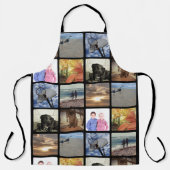 8フォトコラージュフルカラーキープサービスBBQ エプロン (正面)
