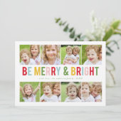 8フォトコラージュホリデイフォトカード シーズンカード (スタンド正面)
