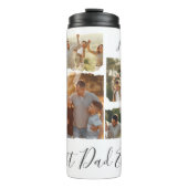 8フォトコラージュモダンファエレガントミリーラブC タンブラー (正面)