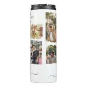 8フォトコラージュモダンファエレガントミリーラブC タンブラー (裏面)