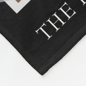 8フォトコラージュモダンファミリーフリースブランケット フリースブランケット (角)