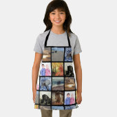 8フォトコラージュ全色記念ギフトキッズ エプロン (インサイチュ)