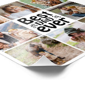 8フォトコラージュ最高のパパの写真の拡大 フォトプリント            (角)