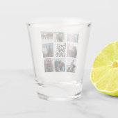 8フォトコラージュ最高のパパEver ショットグラス (裏面)