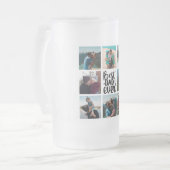 8フォトコラージュ最高のパパEver フロストグラスビールジョッキ (正面左)