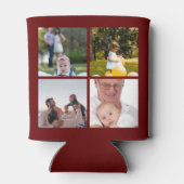 8フォトコラージュDIYおもしろいパーソナライズされたクーラーボックス 缶クーラー (裏面)