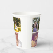 8フォトコラージュDIYおもしろいパーソナライズされたコーヒー 紙コップ (右)