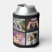 8フォトコラージュDIYおもしろい パーソナライズされた 缶クーラー (缶正面)
