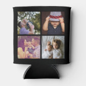 8フォトコラージュDIYおもしろい パーソナライズされた 缶クーラー (正面)